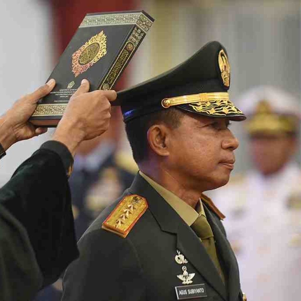  Jenderal TNI Agus Subiyanto Menjabat Panglima TNI